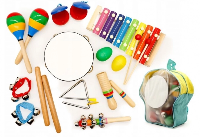 Musical Instrument Set for Children with Backpack