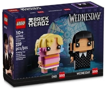 BrickHeadz Building Set Wednesday and Enid