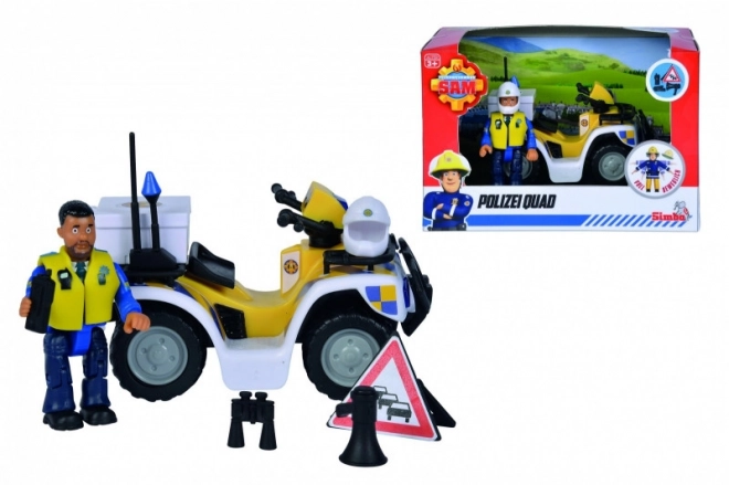 Fireman Sam Police Quad with Figure