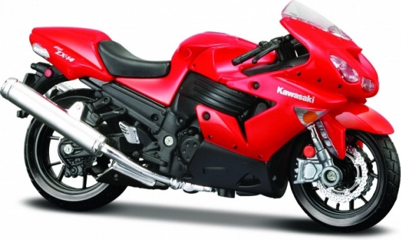 Model motocikla Kawasaki Ninja ZX-14 s podstavkom 1:18