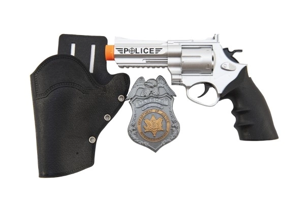 Police Toy Gun with Holster and Badge