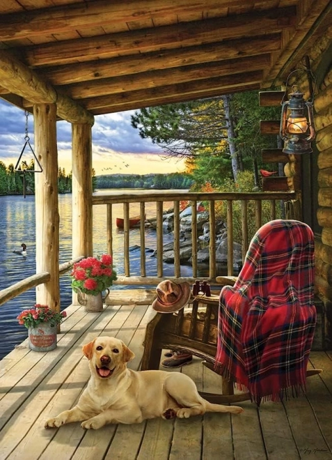 Wooden Terrace 1000 Piece Puzzle