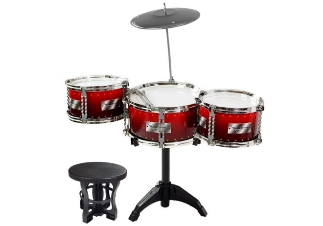 Red Drum Set for Children