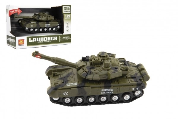 Plastic Military Tank with Light and Sound