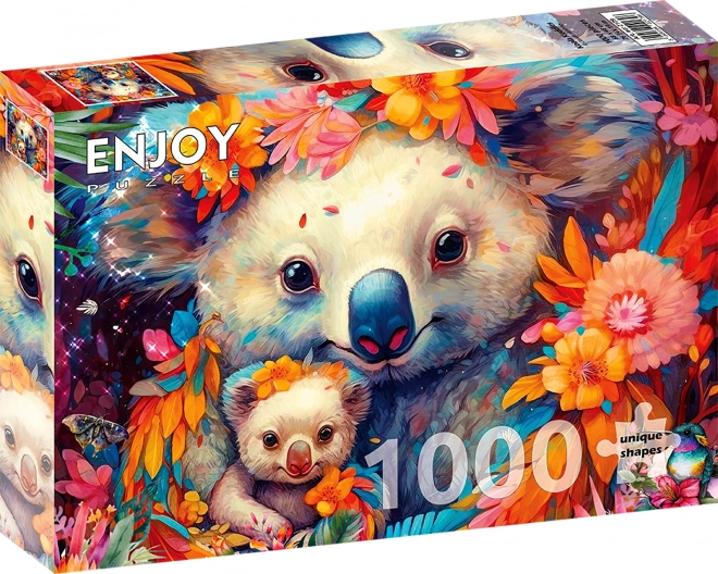 Enjoy jigsaw puzzle cuddling koala 1000 pieces