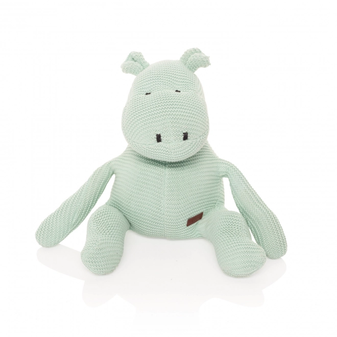 Knitted Hippo Toy