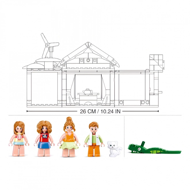 Sluban Girls Dream Our New House Building Set