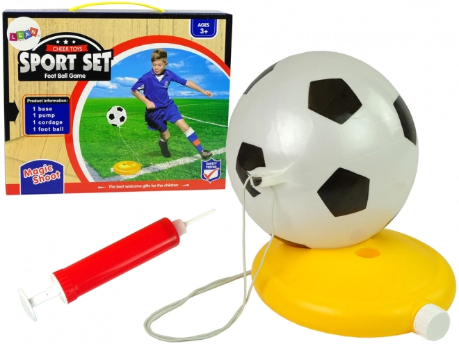 Football Training Set with Ball on a String and Pump