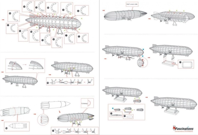 Metal Earth 3D Puzzle Graf Zeppelin Airship