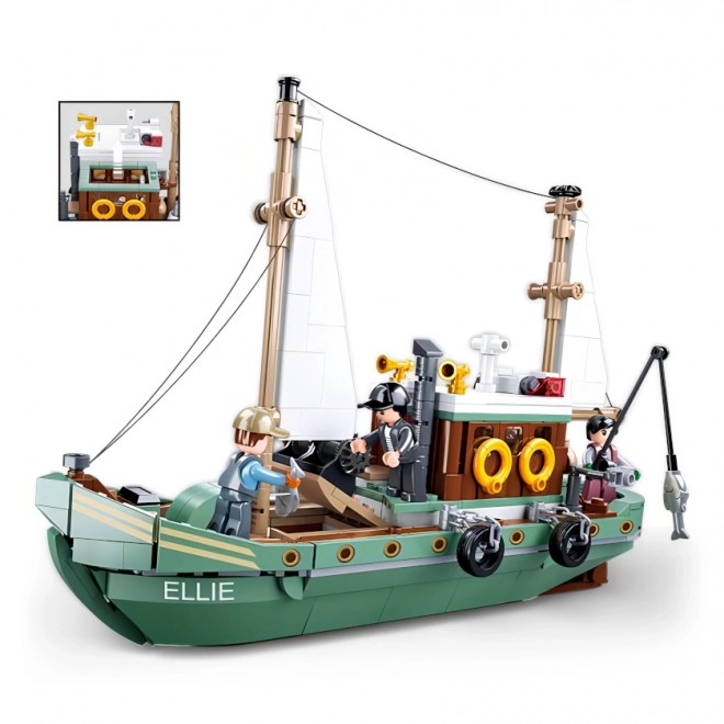 Sluban Model Bricks Fishing Boat Ellie