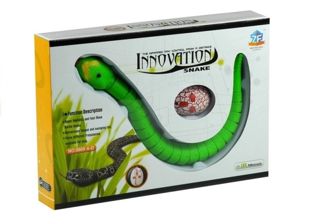 Remote Controlled Infrared Green Snake Toy