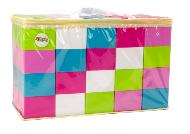 Large Construction Blocks with Colorful Stickers