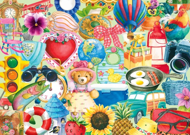 Enjoy Colorful Things 1000-Piece Puzzle