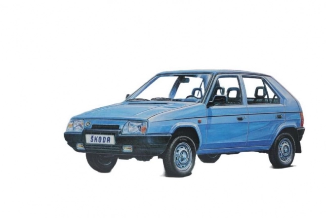 Skoda Favorit Model Kit 1:28