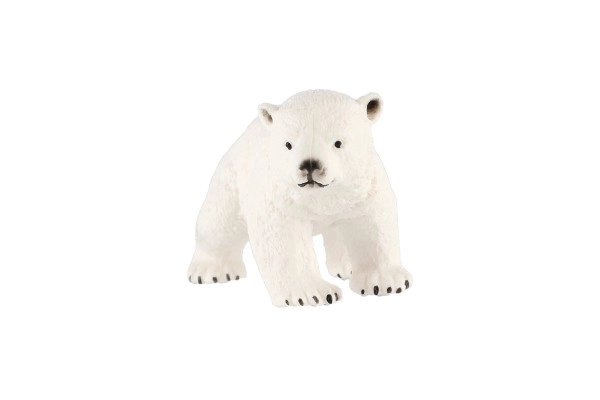 Polar Bear Cub Plastic Figure 6cm