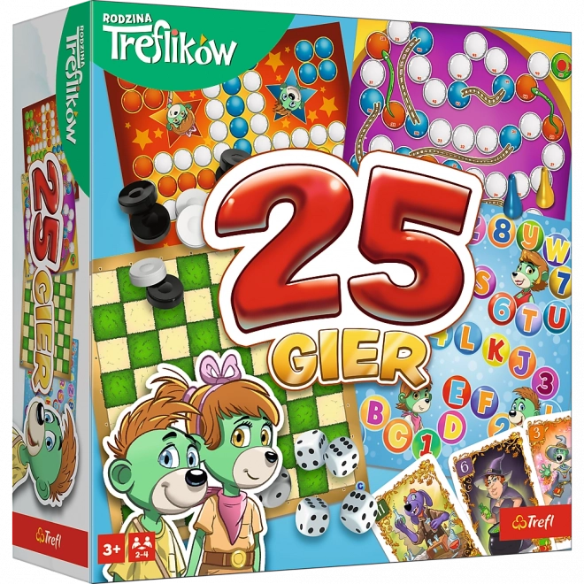 Kaléidoscope – 25 jeux pour enfants La famille Treflik Trefl