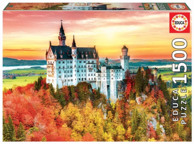 Educa Puzzle Autumn at Neuschwanstein 1500 Pieces