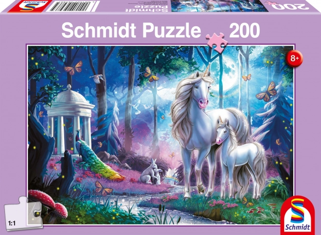 Schmidt unicorns 200 piece puzzle