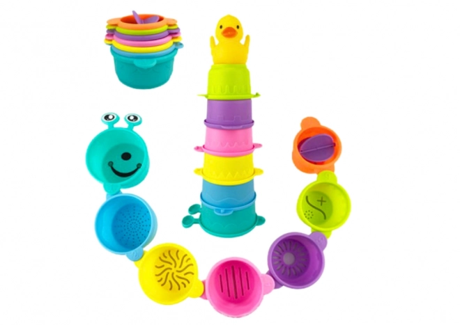 Bath Toys Duck Stacking Cups Set