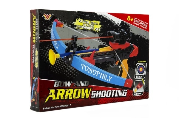 Plastic Bow and Arrow Set with Target