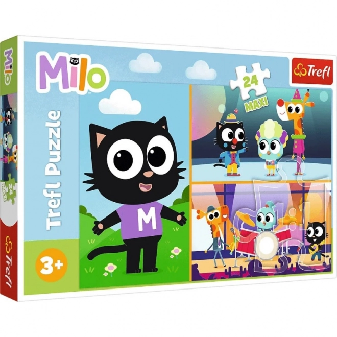 Maxi Adventures of Kitten Milo 24 Piece Puzzle