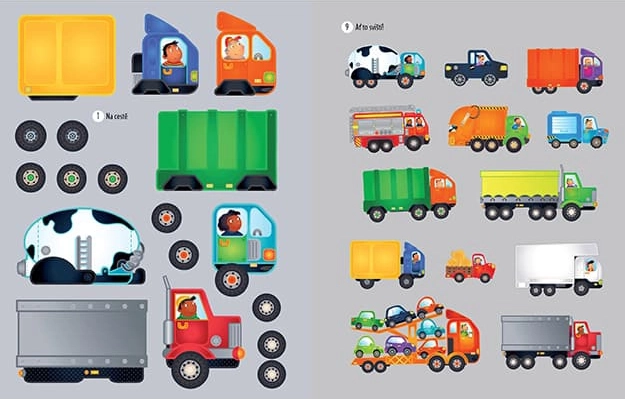 Sticker Book Dump Trucks