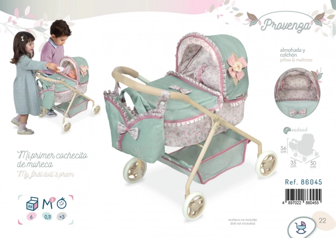 My First Doll Stroller with Bag and Accessories Provenza Collection 2022