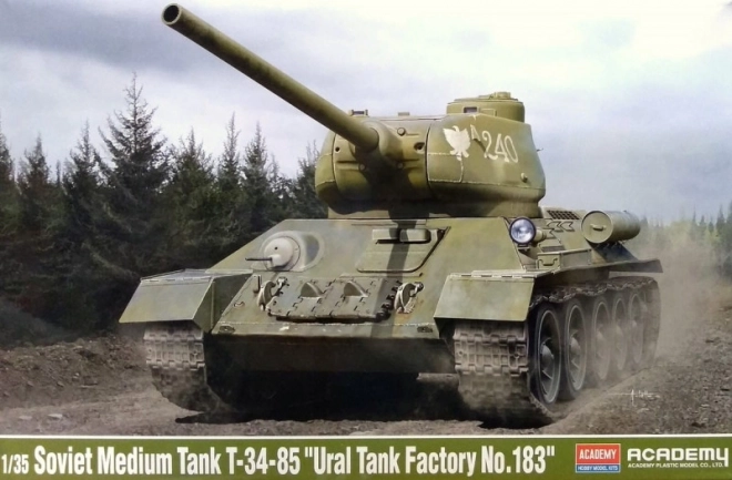 Plastic Model T-34/85 Ural Tank Factory No. 183 CZ