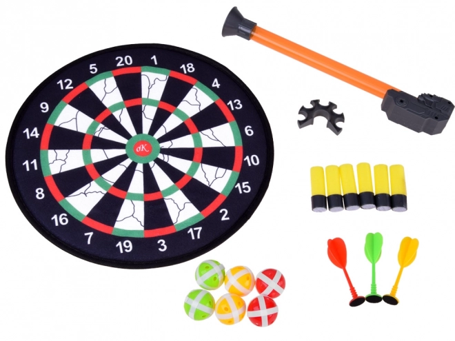 Velcro Dart Game Set with Foam Darts and Balls