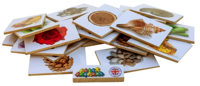 Wooden Nature Memory Game by Just Jigsaws