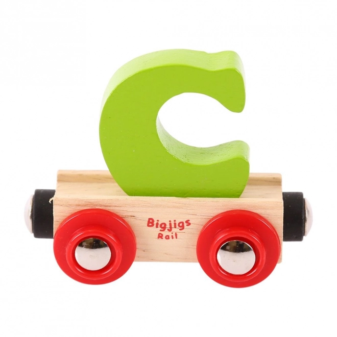 Wooden Alphabet Wagon - Letter C