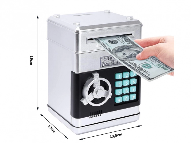 Interactive Safe Piggy Bank with Pin Code Access