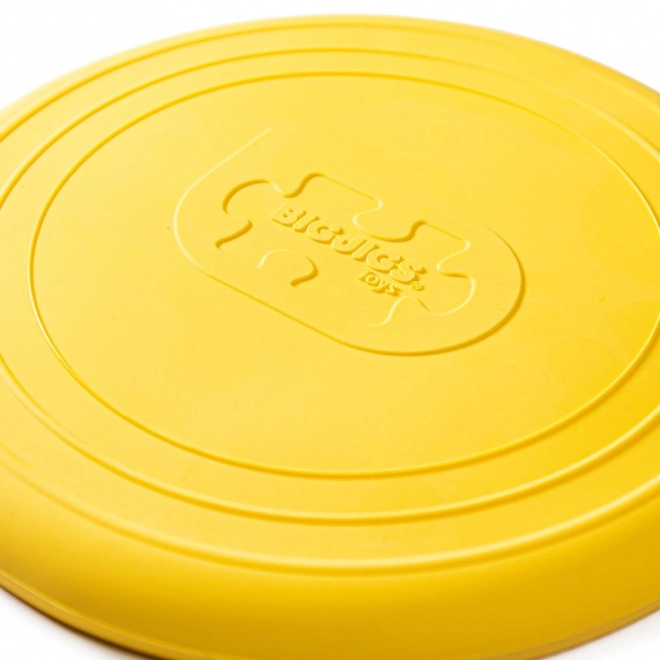 Bigjigs Frisbee Yellow Honey