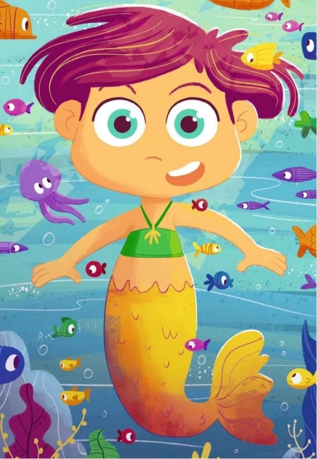 Mix and Match Mermaid and Sea Monsters Puzzle