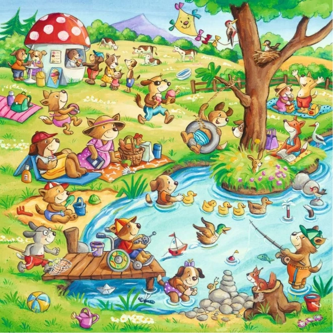 Ravensburger Country Holidays Jigsaw Puzzles Set