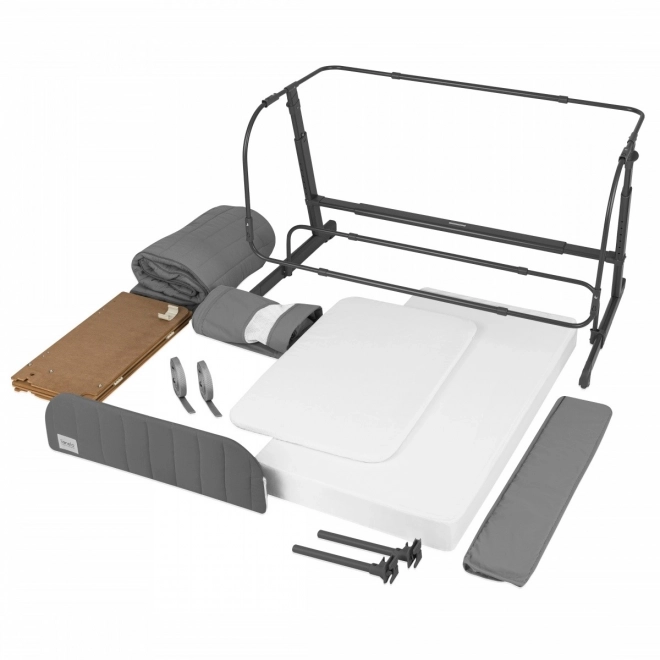 Children's Cot 5 in 1 Thomi Plus Grey Concrete