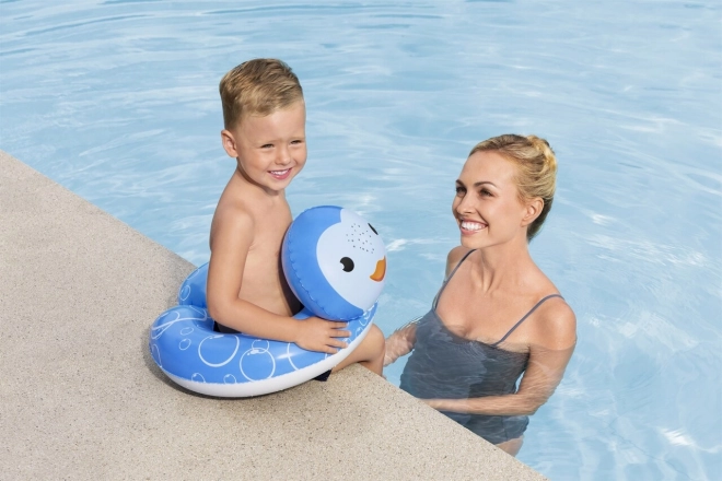 Inflatable Penguin Swim Ring for Kids by Bestway