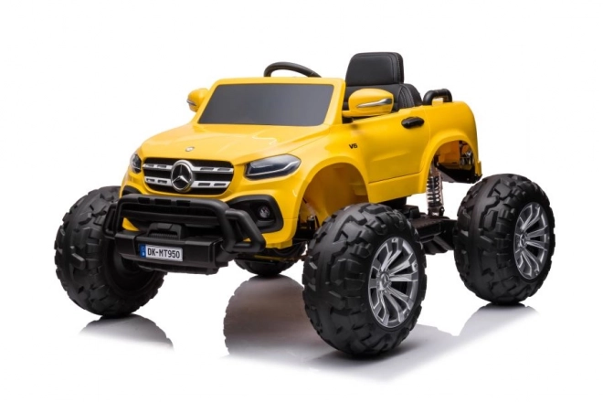 Battery-Powered Mercedes DK-MT950 4x4 Gold-Yellow Lacquer