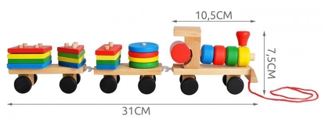 Wooden Train Puzzle and Sorter