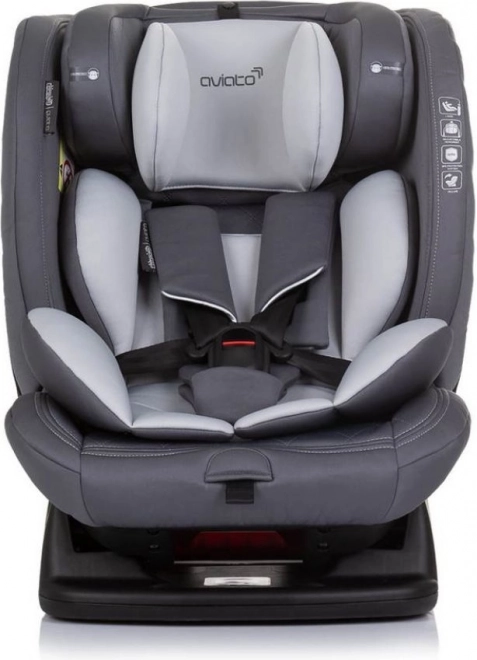 Chipolino baby car seat aviato ash grey