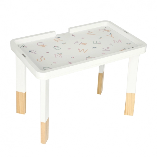 Pastel Montessori Manipulative Table by Lulilo