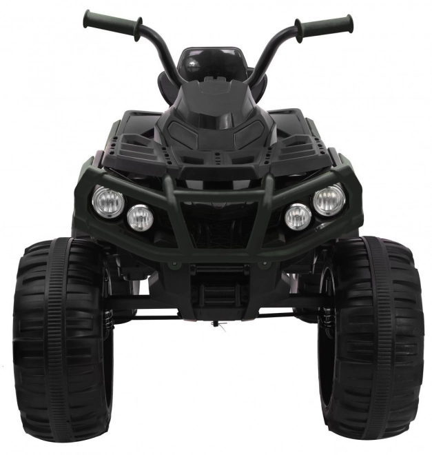 4-Wheeler ATV 2.4GHz on Battery for Kids Black + Remote Control + EVA Wheels + MP3 Radio + Slow Start