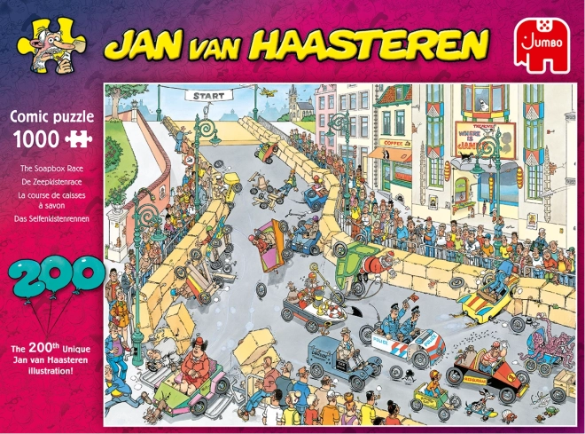 Jumbo Puzzle Race Mini Karts by Jan Van Haasteren 1000 Pieces