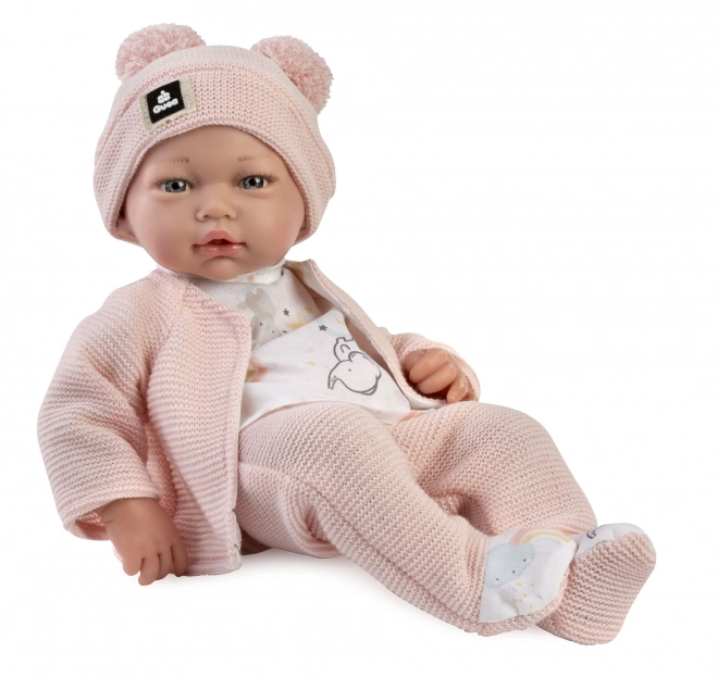 Realistic Baby Doll with Soft Cloth Body 36 cm