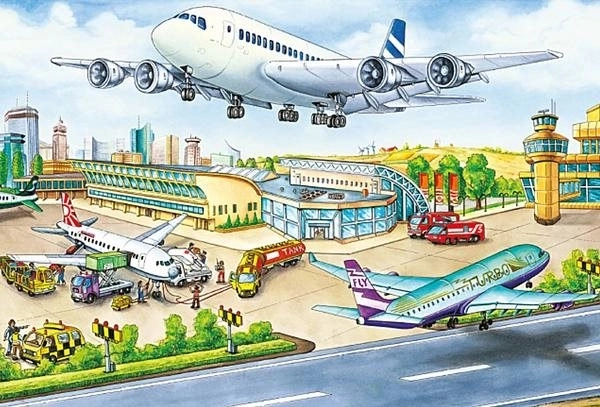 Action-packed airport