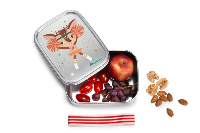 Stainless Steel Snack Box - Stella the Reindeer