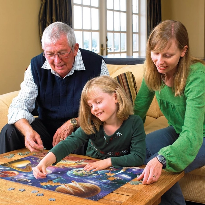 Cobble Hill Familienpuzzle Reise durch den Weltraum 350 Teile