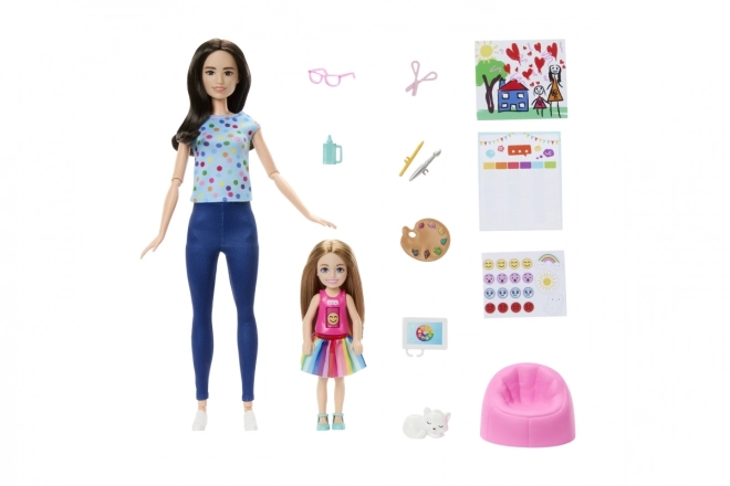 Barbie Therapist Doll Set