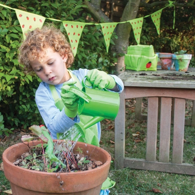 Bigjigs Toys Garden Tool Set in Green Canvas Bag