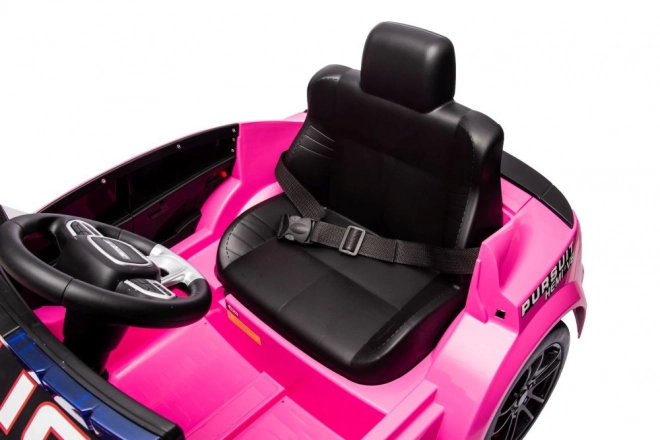 Pink Dodge Charger Ride-On Police Car